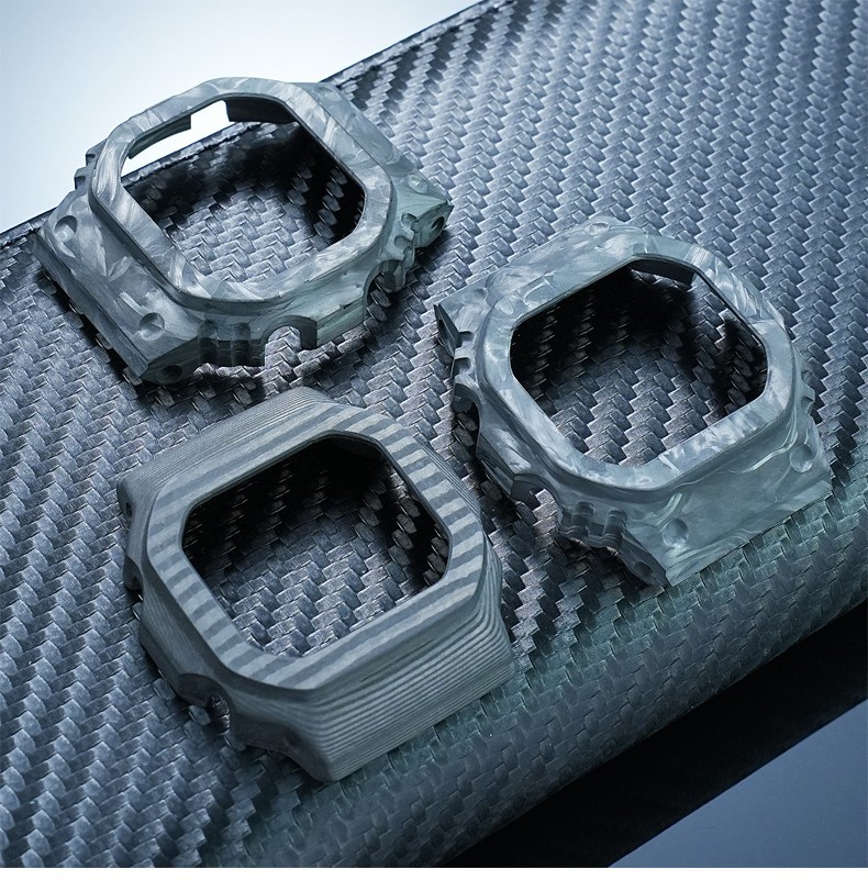 For Casio DW-5600 GW-M5610 Watch Mod Kit Modified GMW-B5000 Carbon Fiber Case
