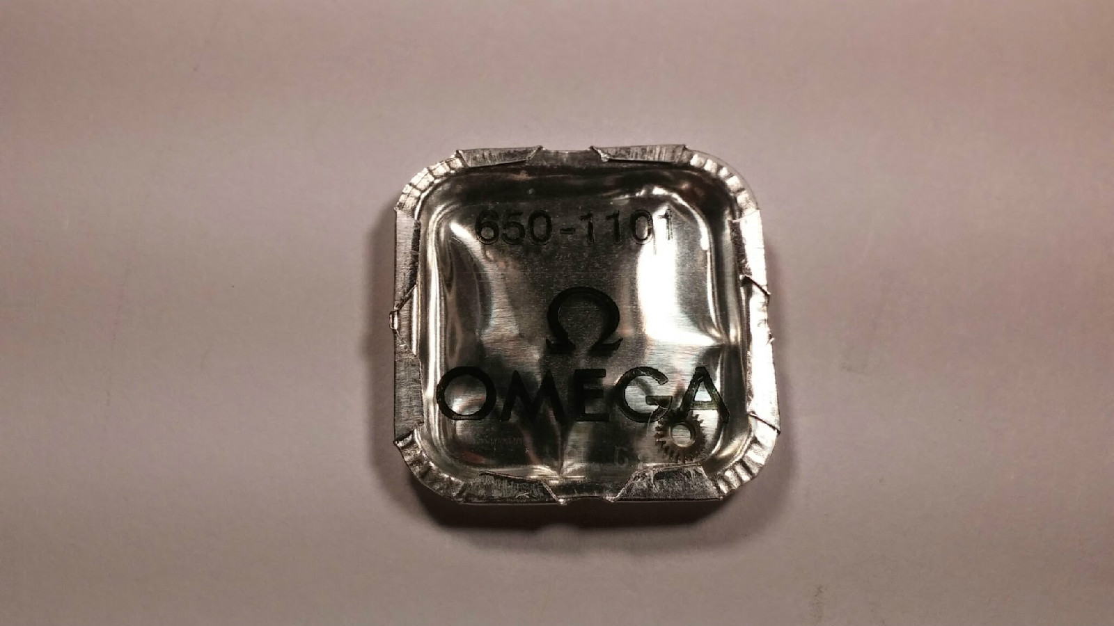 Vintage Original Omega Crown Wheel, 650 part # 1101, watch part