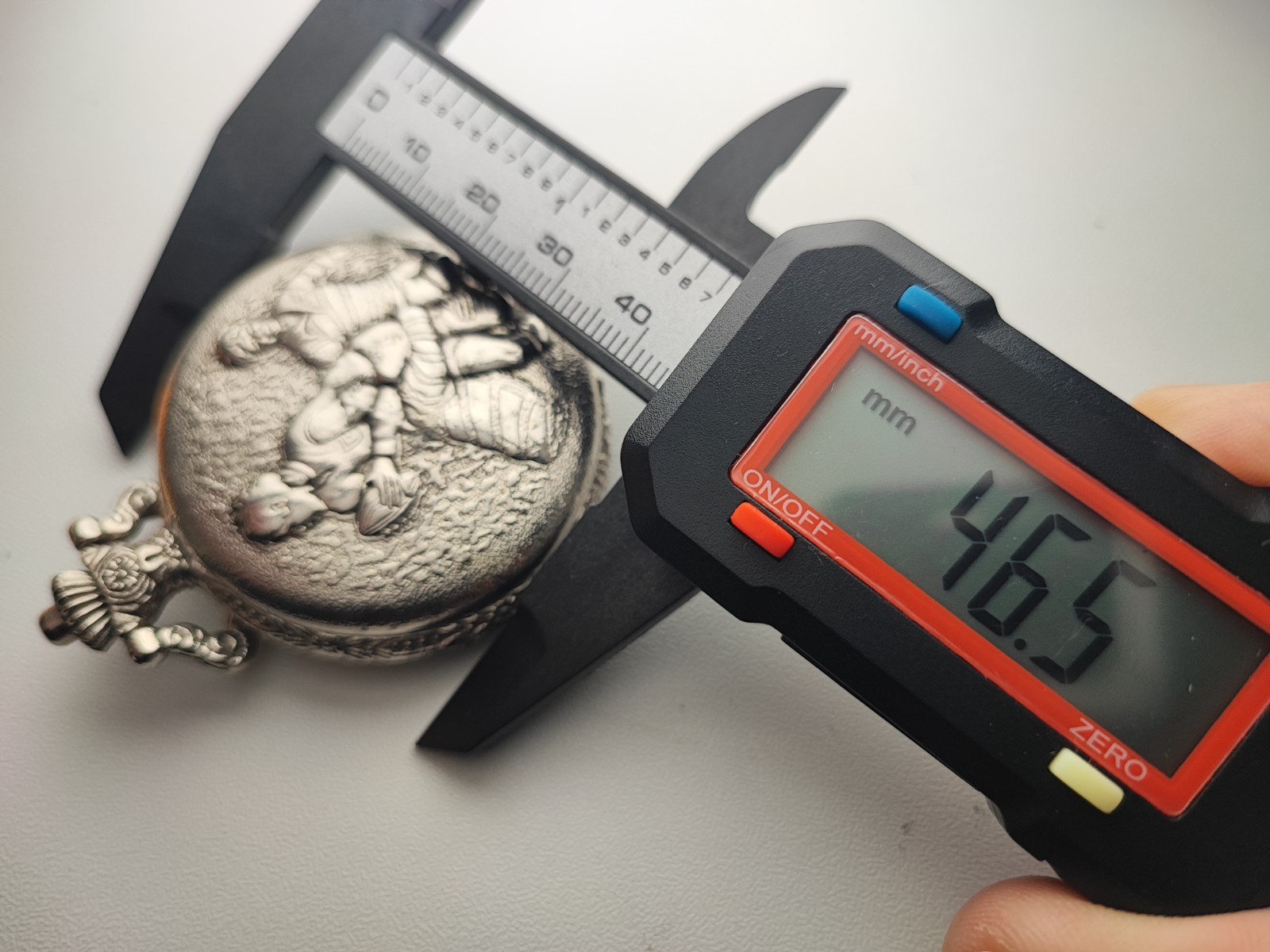 Rugby pocket Watch quasar – 46.5 mm – for parts and spares