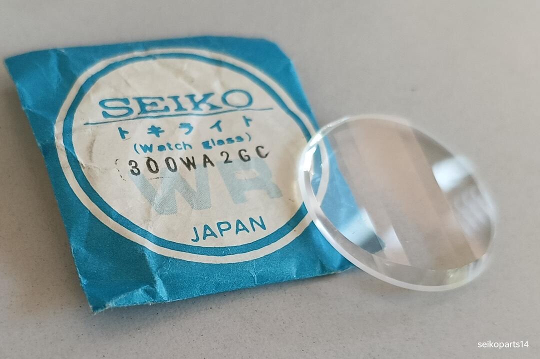 GENUINE SEIKO 5 6319-7000 6106-7720 DX AUTOMATIC FACETED CRYSTAL GLASS