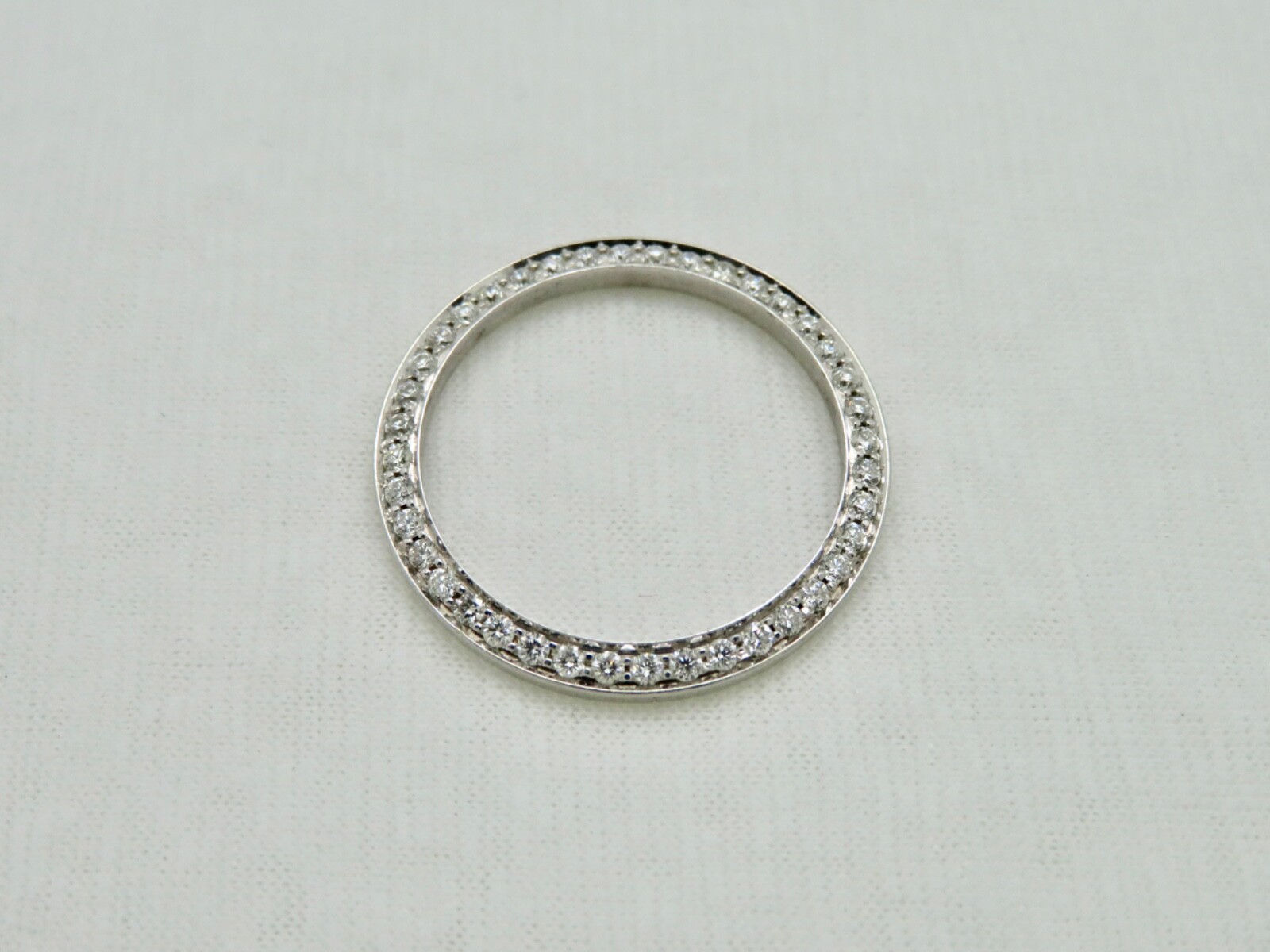 Lady Rolex Datejust 26MM CUSTOM 18K Bead Set Diamond Bezel .70CT Fit Many Models