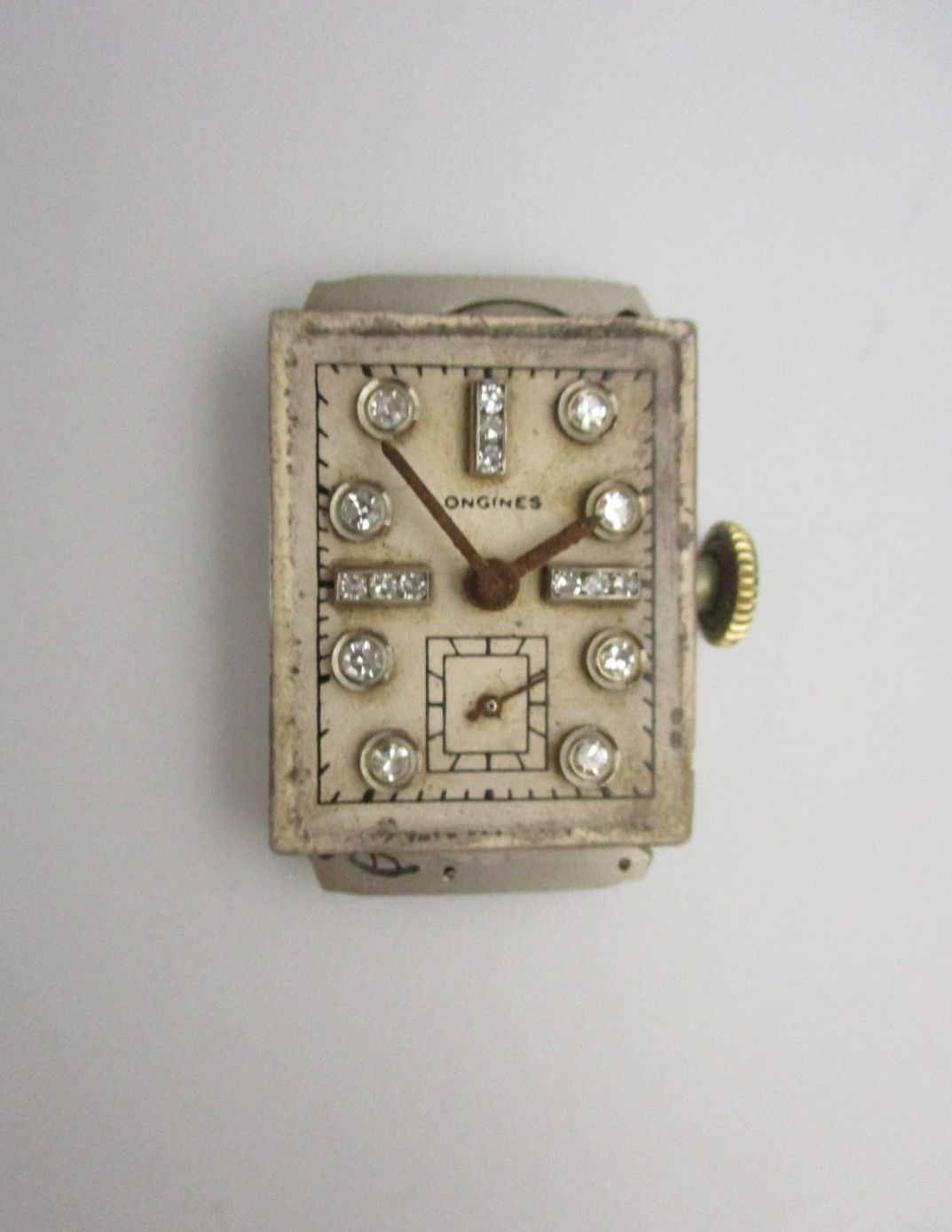 Genuine LONGINES Caliber 9L 17-Jewel Wristwatch Movement with Diamond Dial