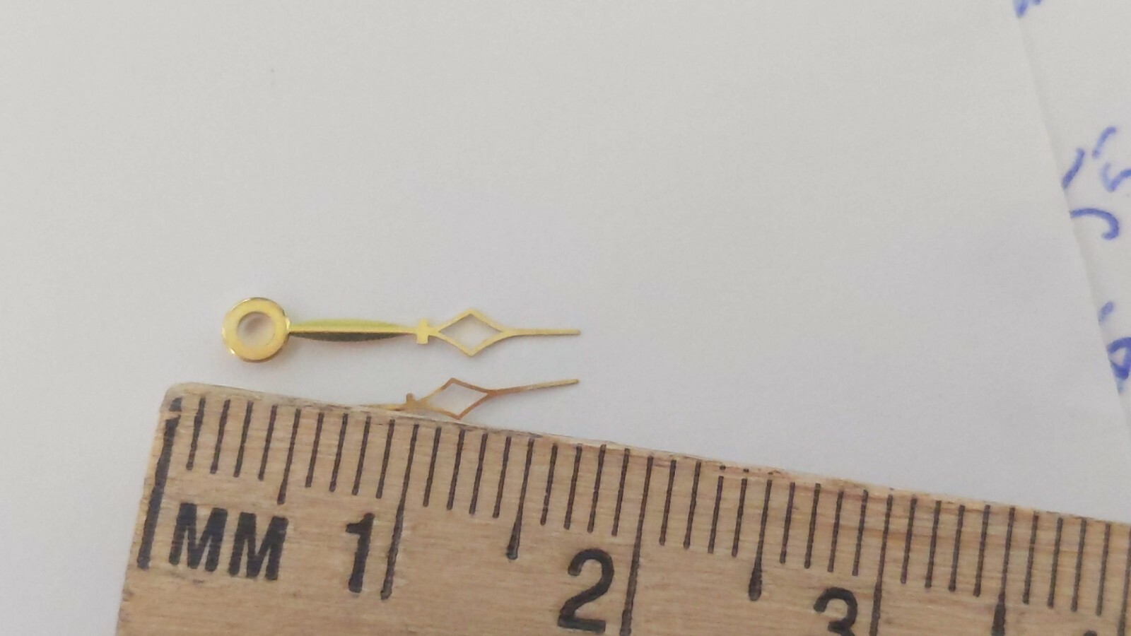 set of 10 diamond yellow watch hands. pocket watch hands variety assortment
