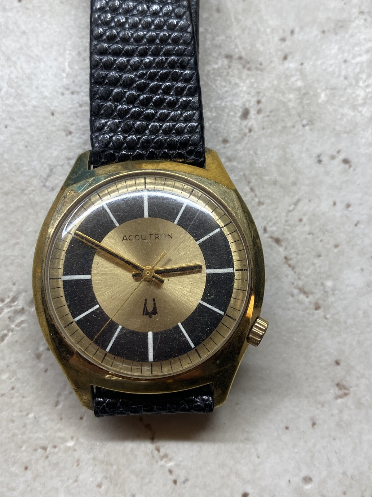 ACCUTRON 2180 DIAL AND HANDS FOR PARTS OR PROJECT