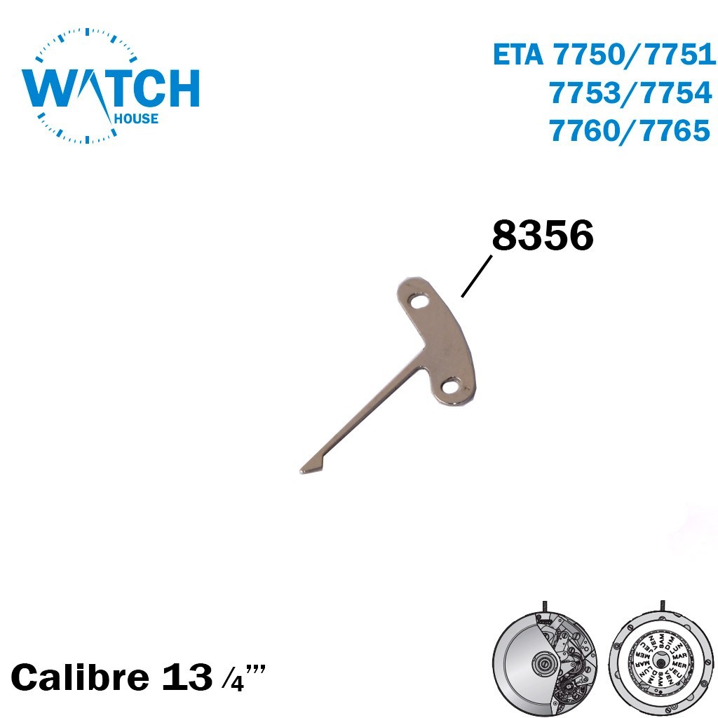 Hammer cam jumper for Movement ETA 7750 or 7753 or 7754 or7760 part no 8356