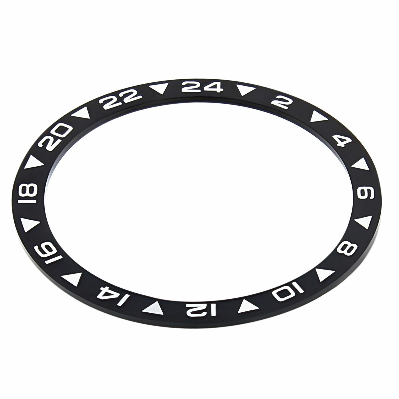BEZEL INSERT GMT FOR SEIKO 6105 7002 6309 7S26 6309 6306 7002 8000 WATCH BLACK