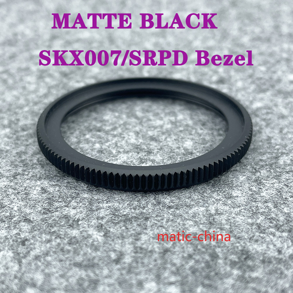 Coin Edge Silver Polished Finish 316L Stainless Steel Bezel SKX007/SKX175/SRPD