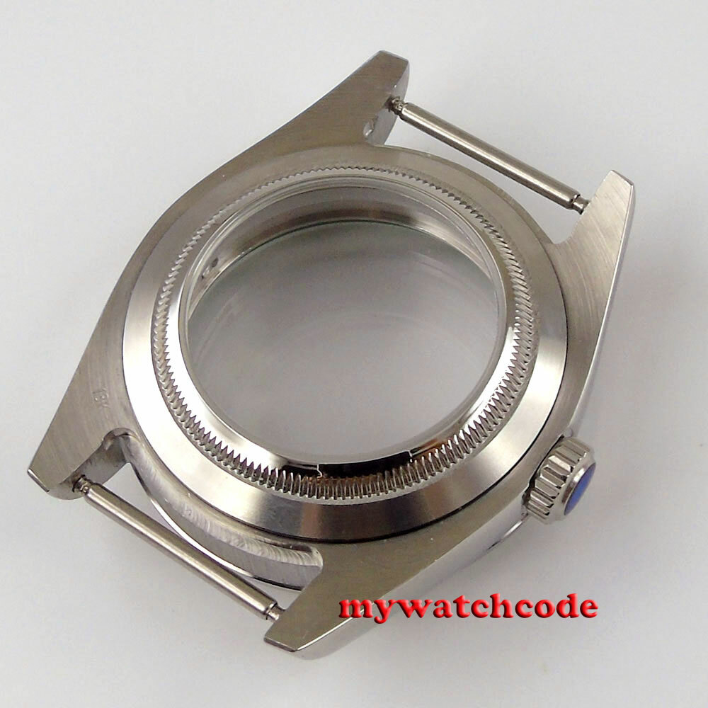 316L steel 36mm sapphire glass automatic Watch Case fit NH35 NH36 2836 8215 2813