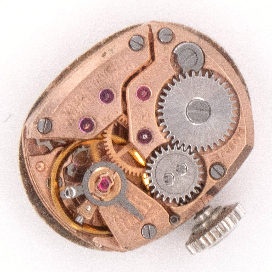 Vintage Omega Caliber 484 17-Jewel Wristwatch Movement, Runs