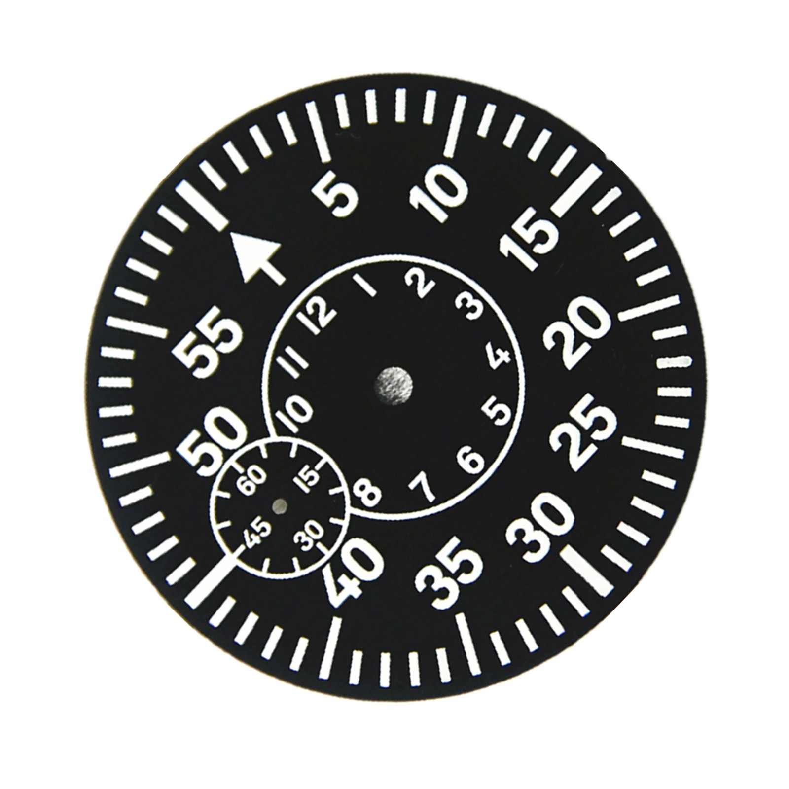 38.9mm Watch Dial Green Luminous Watch Face Plate For ETA 6497 6498 6/9 o’clock,