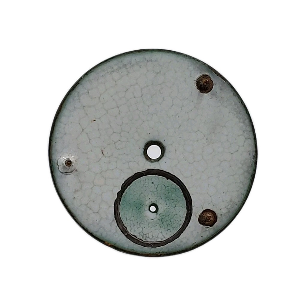 Waltham 45.8mm Sunk Enamel Pocket Watch Dial Only 1081