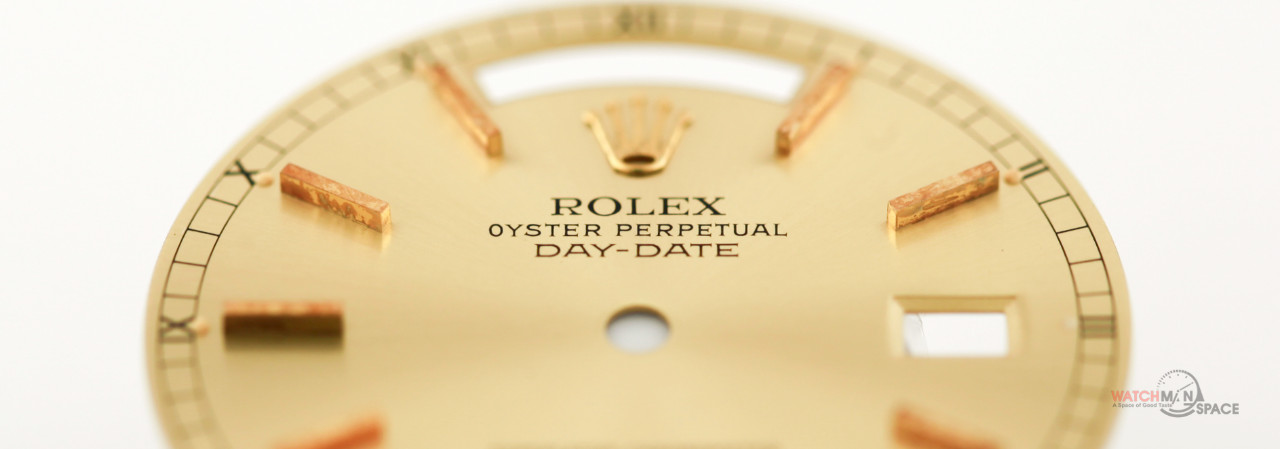 Original Men’s Rolex DayDate 36mm 18238 18038 Champagne Stick Dial 18KY #J15