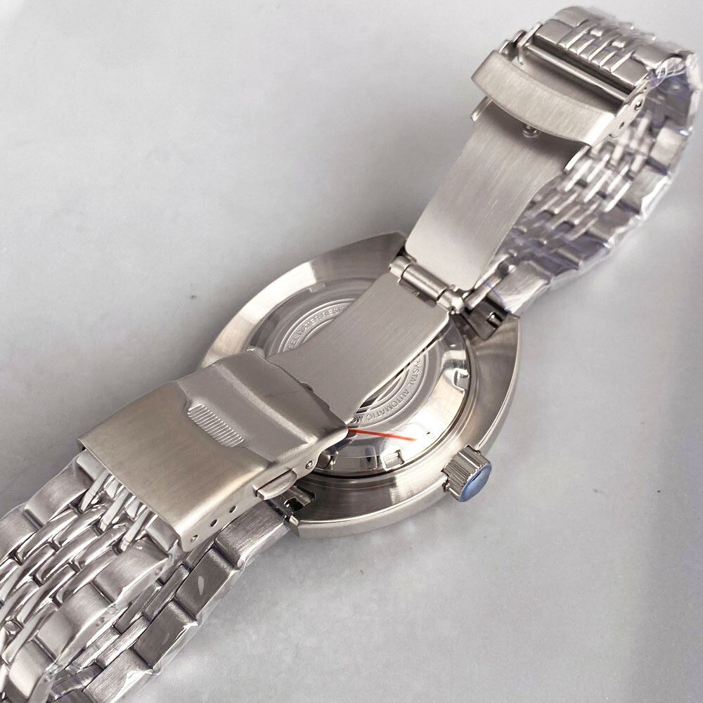 42mm Mod Steel Bezel Diver Sapphire 20ATM Watch Cases For NH35 NH36 ETA2824 Move