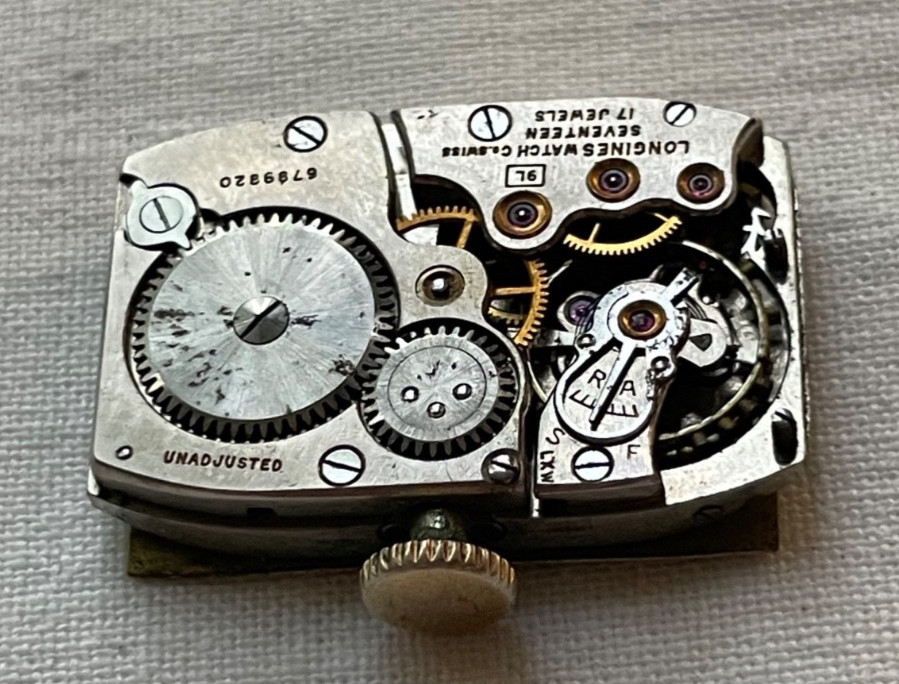 Longines 9L – movement for mens watch AS IS,GOOD BALANCE, lot 2506