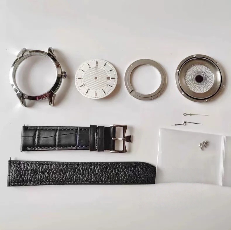For DIY41mm Watch Steel Case kit For 2824 2130 2892 Movement