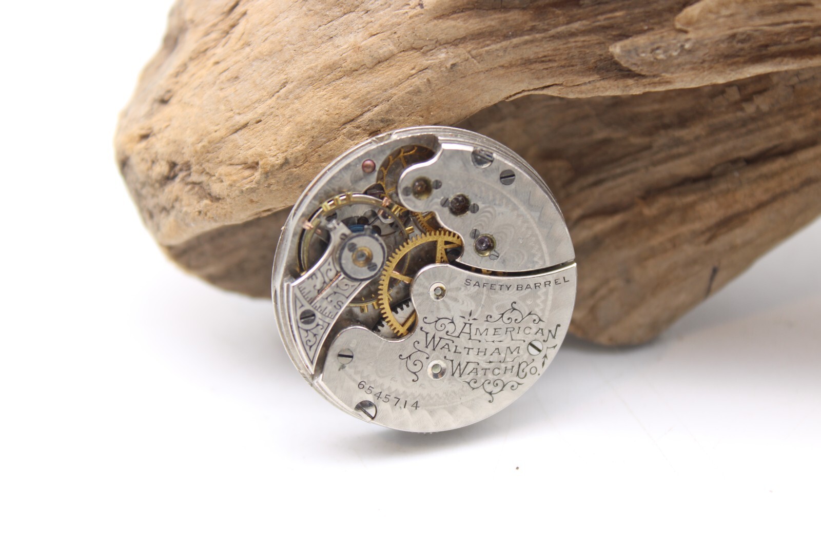 1902 AMERICAN WALTHAM POCKET WATCH MOVEMENT 6545714 GRADE 66 0s 11j (CL)
