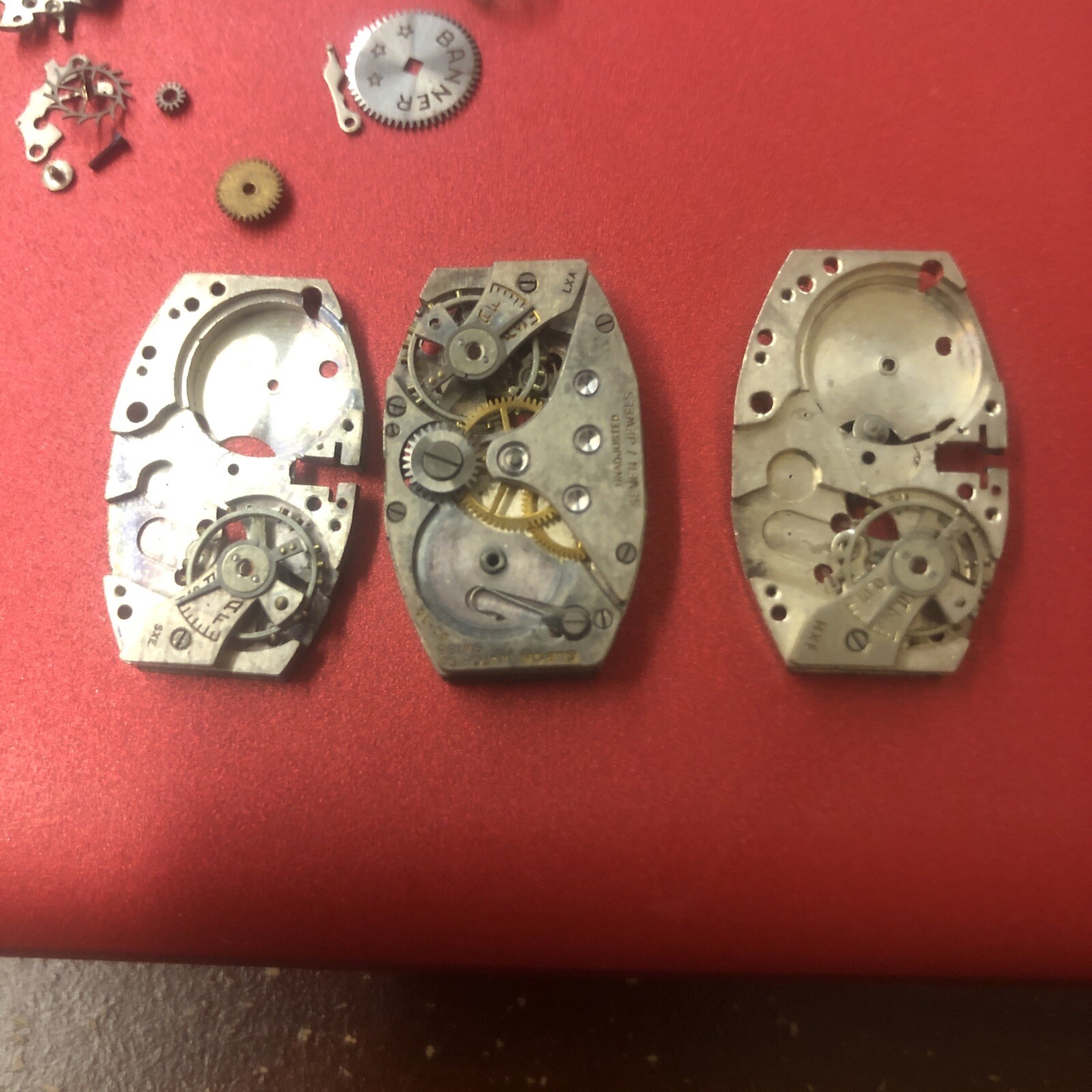 A Schild Old Antique Vintage Watch Movement For Parts, Repair Verities