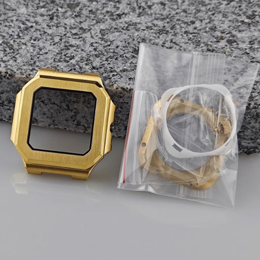 Nautilus-style Modified Screw-Back PP Case for NH35/NH36/NH38/NH39/NH34 Movement