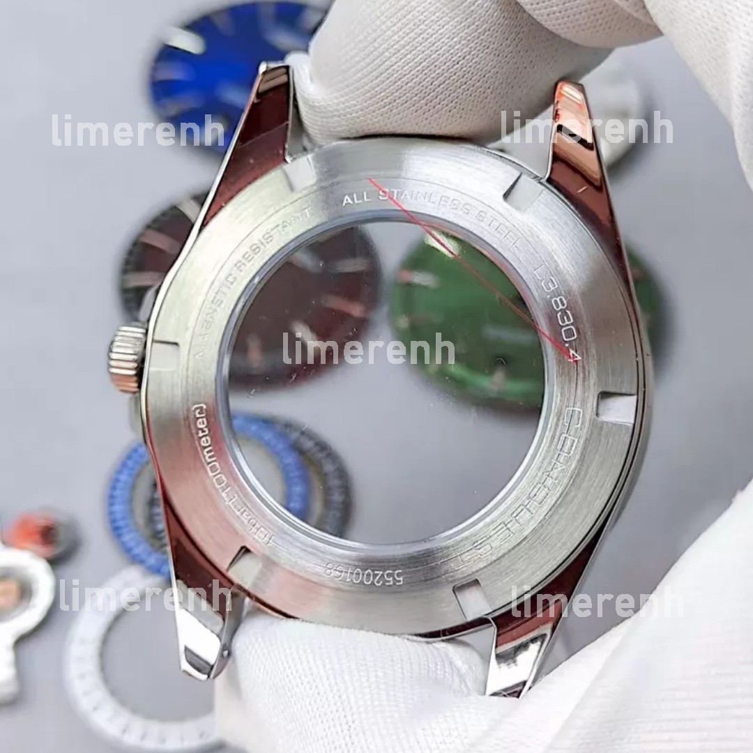 41mm stainless steel kit + dial + hands + watch strap For 2824/2892