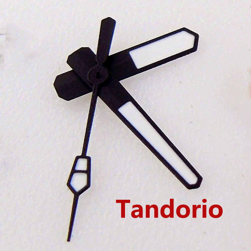 Watch Parts Hands Needles Silver Edge Fit NH35A NH36A 7s26 Automatic Movement
