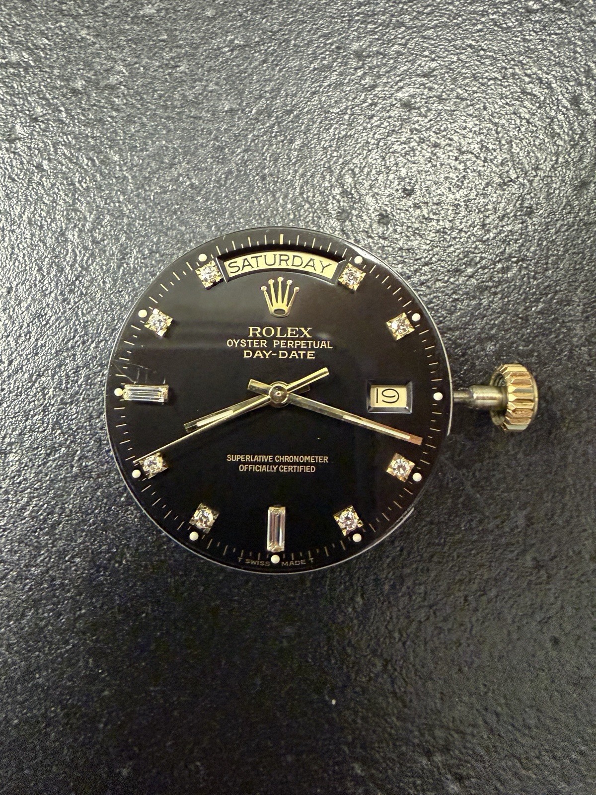 Genuine ROLEX Movement Cal305527 Jewels wHandsDial Crown Not running G2U