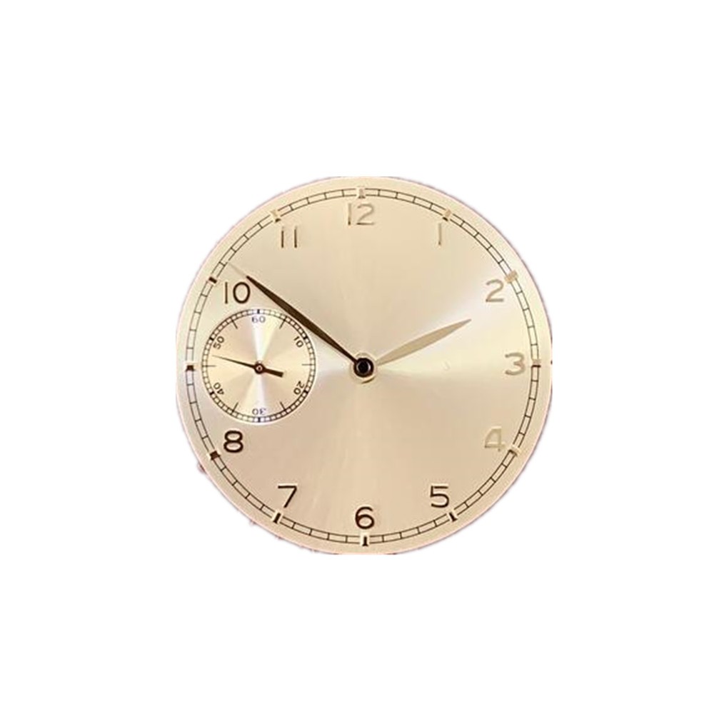 37mm White/Blue/Black/Gold Watch Dial with Hand Fit ETA 6497 Watch Movement