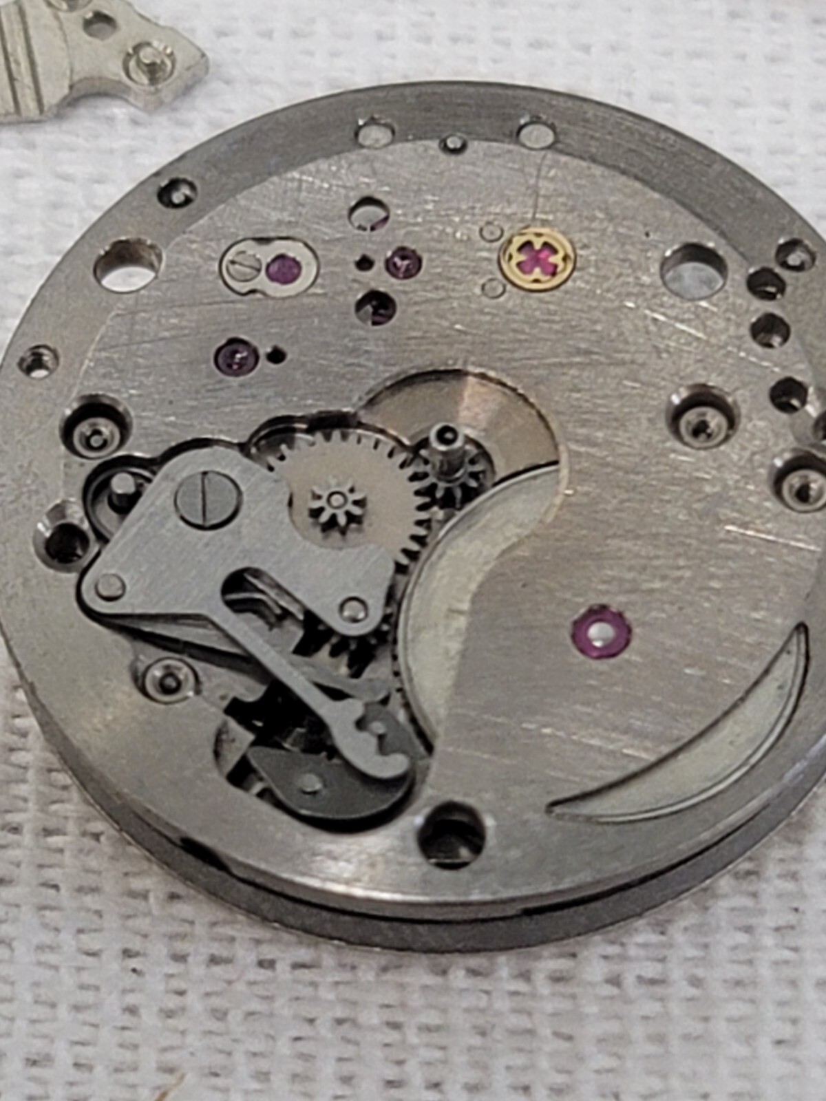 Bulova Automatic Watch Movement 10BZAC 30J 23j Dial Crown Hands Part Bulk