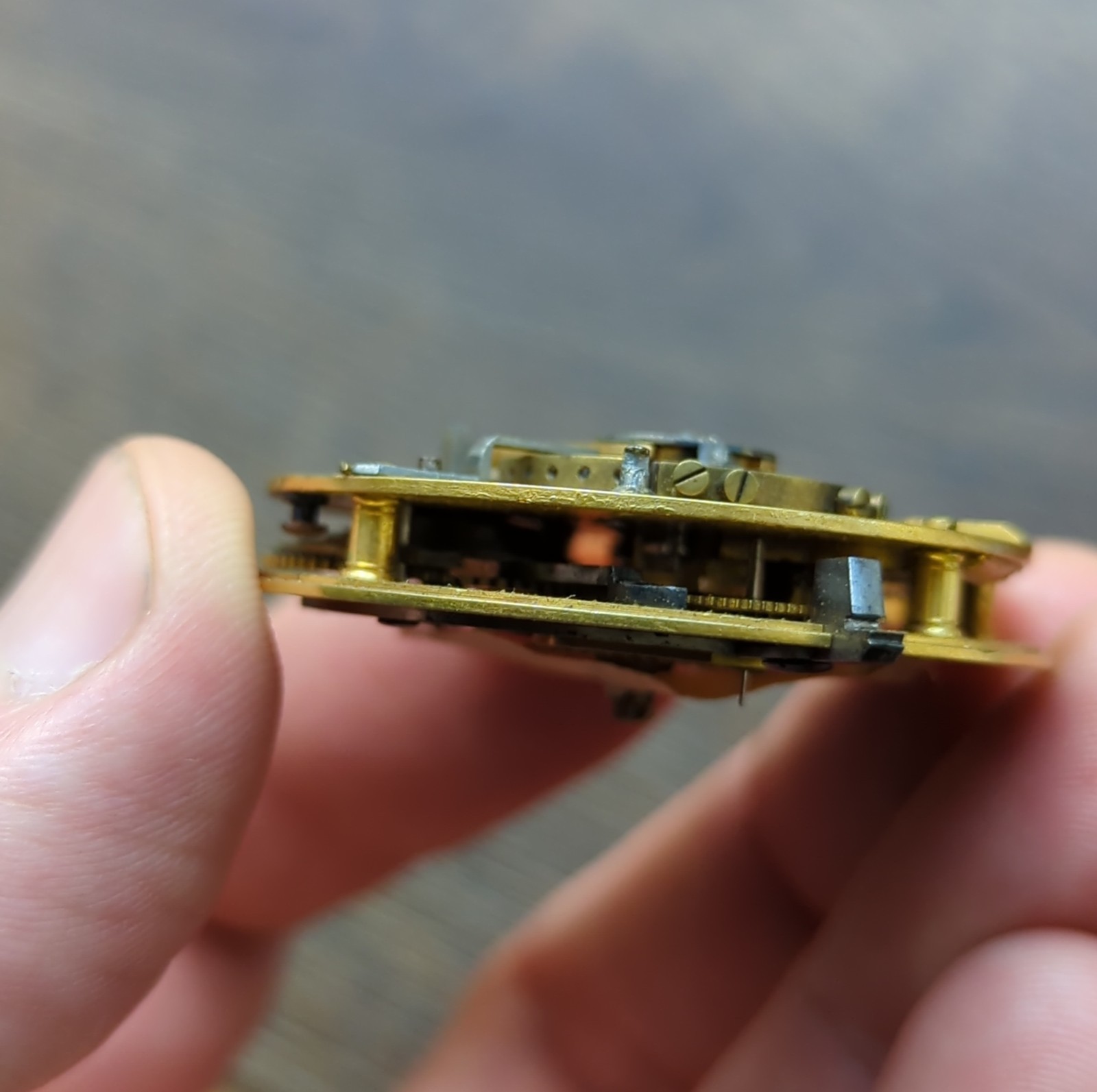 Brockbanks London Fusee Pocket Watch Movement for Repair (AT50)