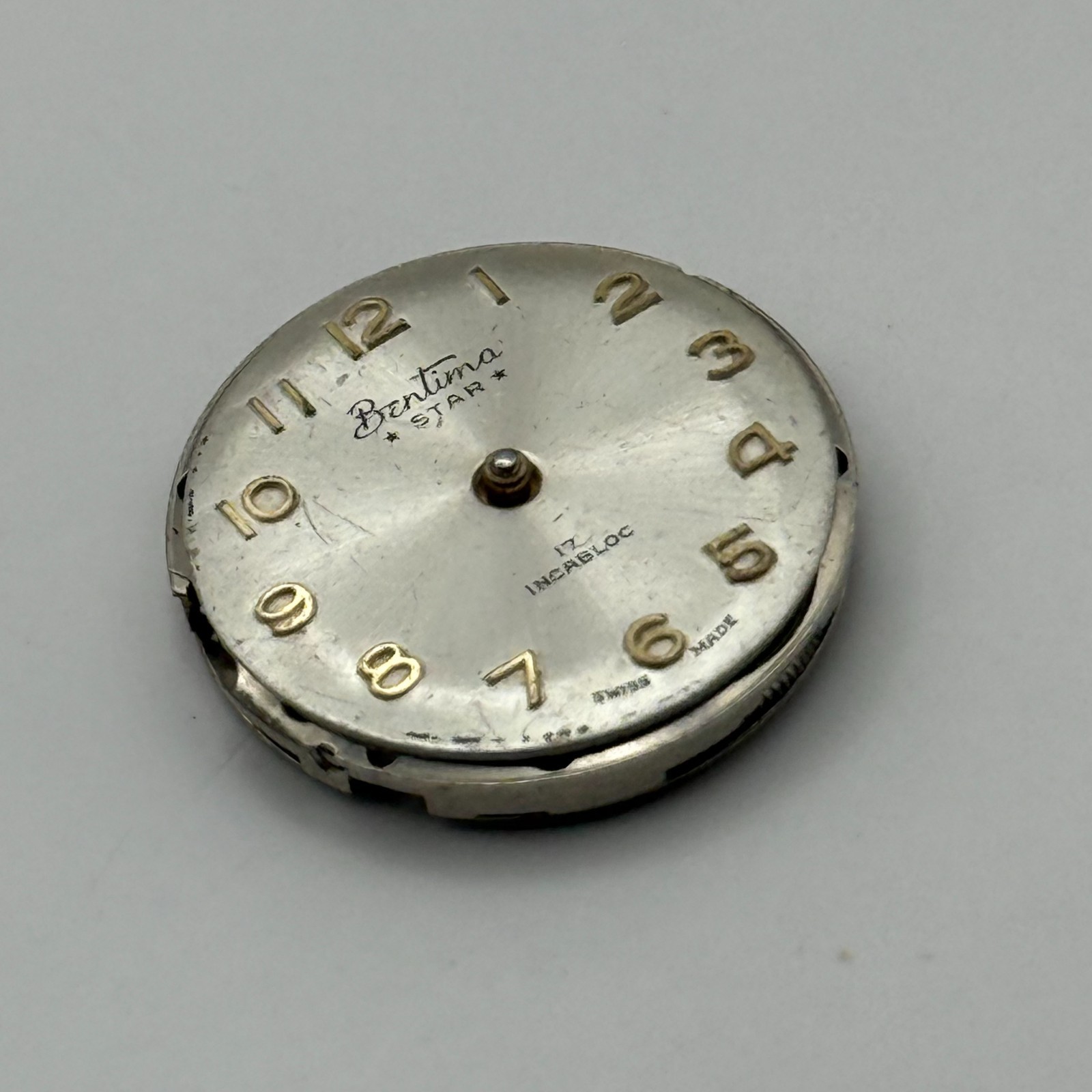 ETA 2512 Watch Movement Bentima 17 Jewels Swiss Manual Wind Parts Repair 17.5mm
