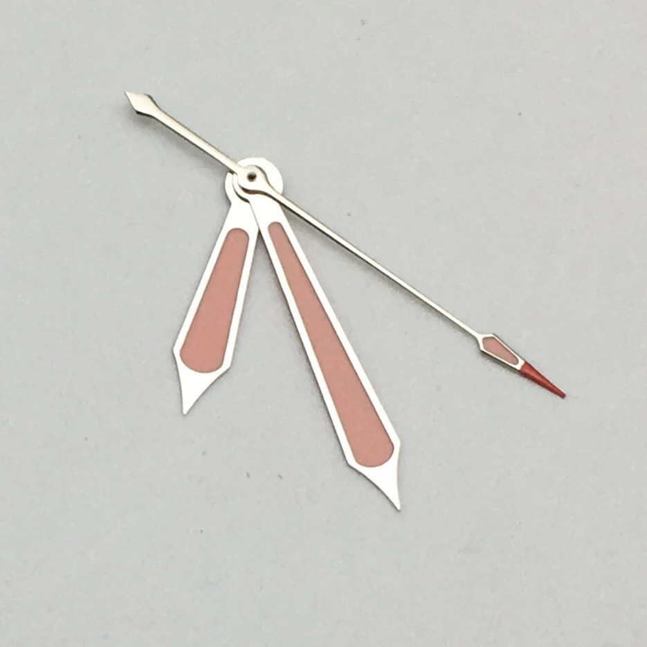 Pink 9.3*13.3*14.3mm Watch Hands Set For Miyota 8215 8200 2813 Movement