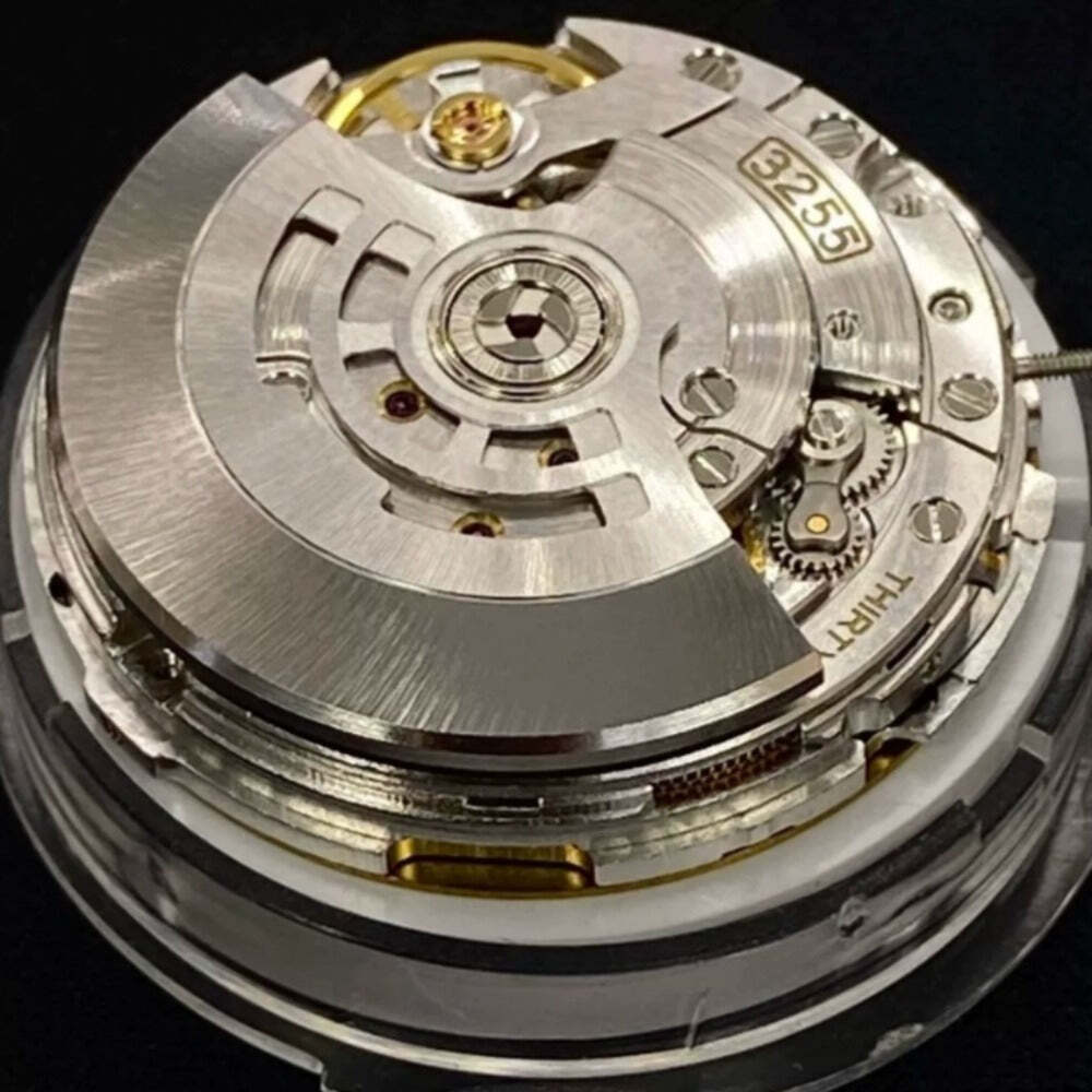 China Made 3255 Automatic Mechanical Movement Double Calendar Wide Disk