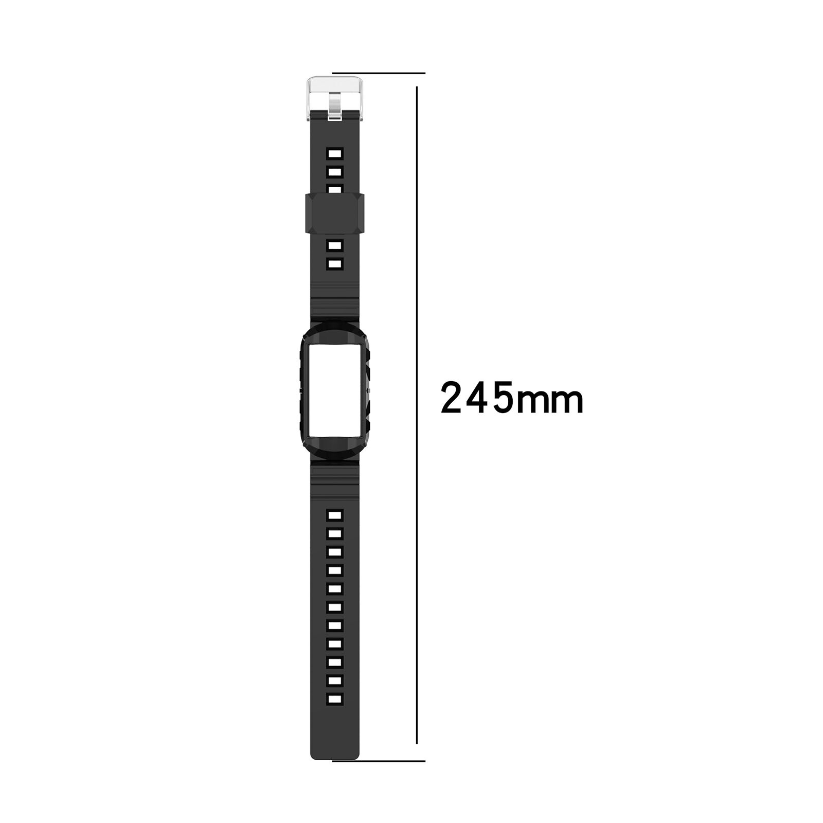 TPU Armor-In-One Watch Strap Watch Accessories Parts for Fitbit Charge6/5/4/3