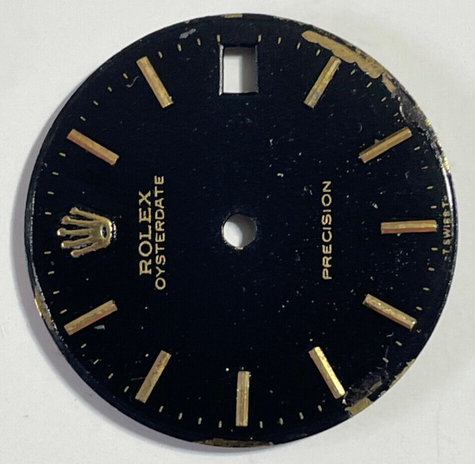 Vintage Rolex Oysterdate Precision Watch Dial For 6466