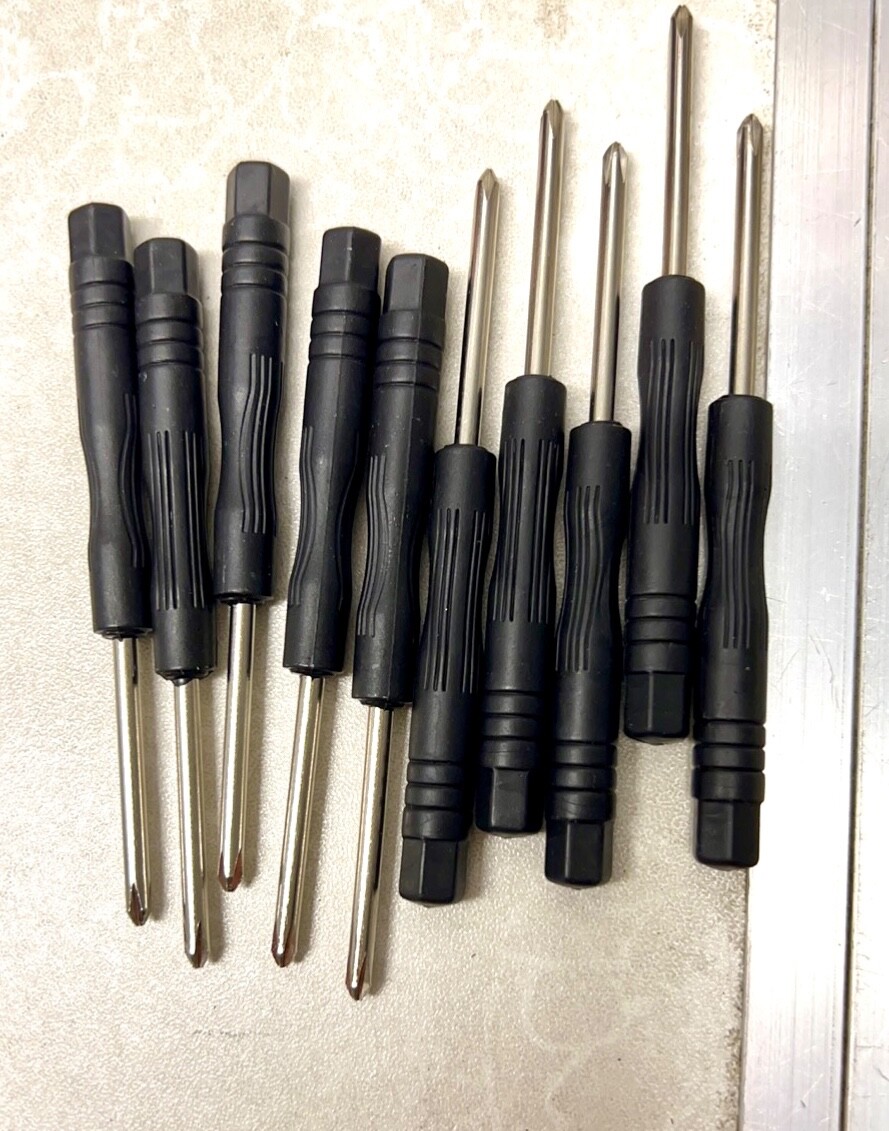 Lot of 10 PCS Mini Cross + Screwdrivers Bulk For Watch Strap Band 3mm x 85mm