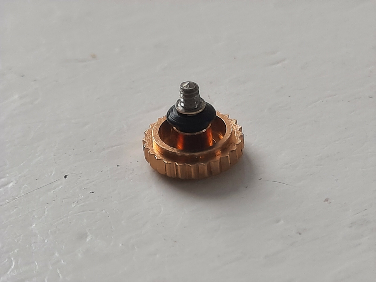 Genuine NOS Seiko 45M01NG Crown for Seiko 7625-8030, 7625-8031, 7625-8033