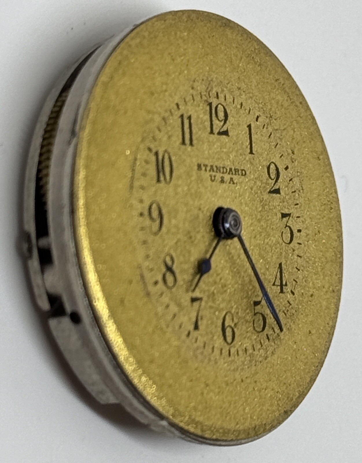 NEW YORK STANDARD WATCH MOVEMENT 7 Jewels USA Does Not Run/For Parts
