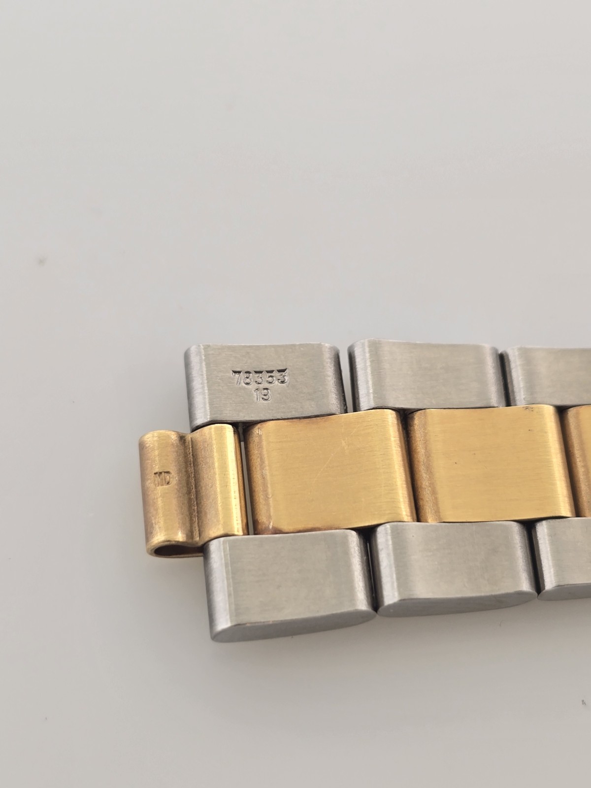 Rolex NOS 78353 18K/SS 19MM Bracelet For 33MM Datejust, Explorer Models.Unworn.