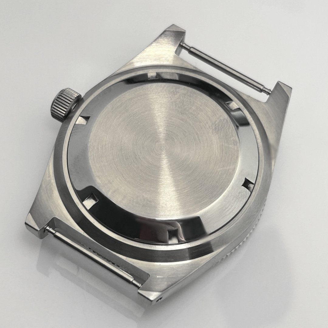 Sapphire Glass Watch Case 40mm Fit NH34 NH35 NH36 Water Resistance Drilled Lugs