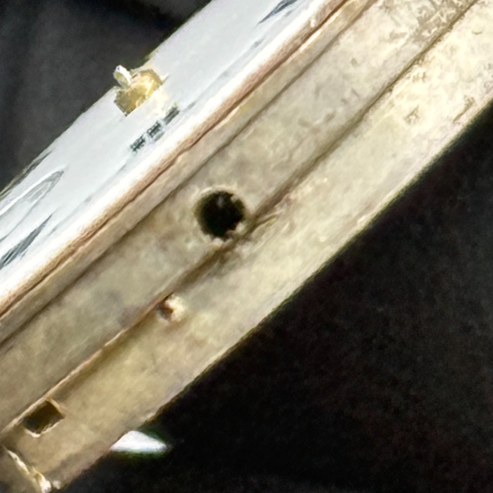 Unidentified Watch Movement Swiss Sub Seconds Manual Wind Parts Repair 24.7mm