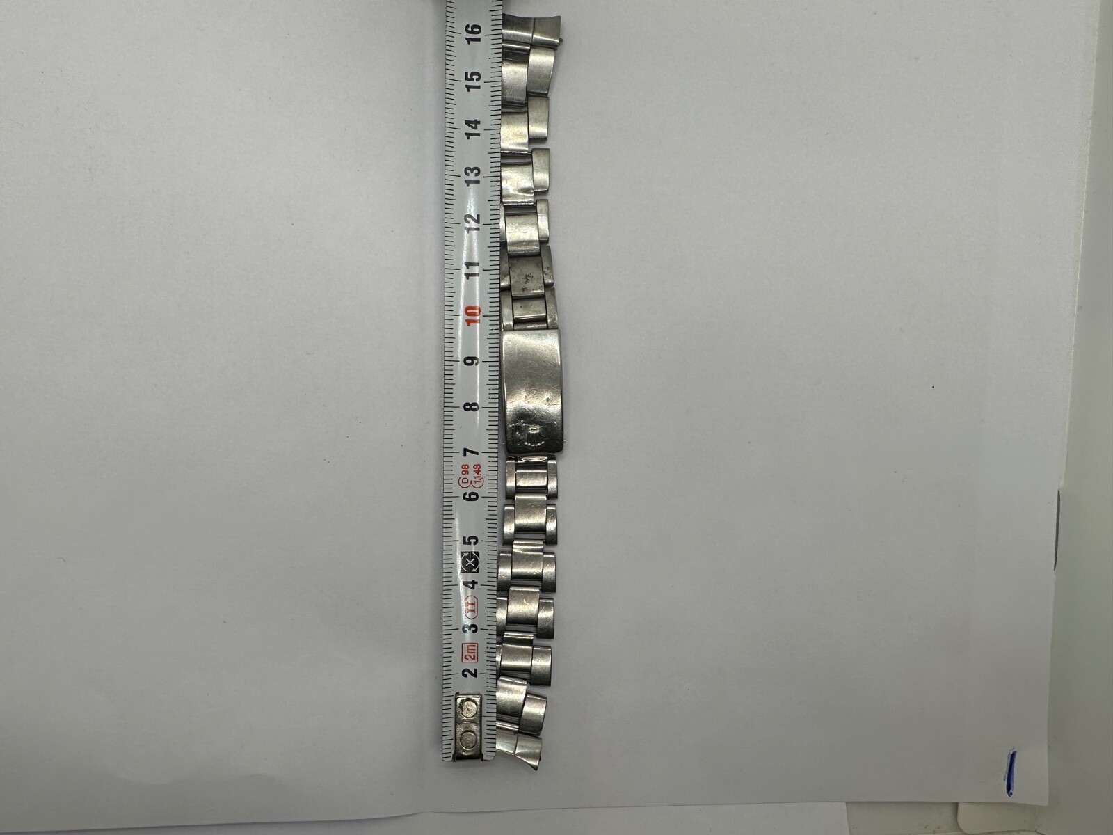ORIGINAL Rolex 7835 Steel Band Bracelet 19MM 357 Endlinks Oyster From 1976