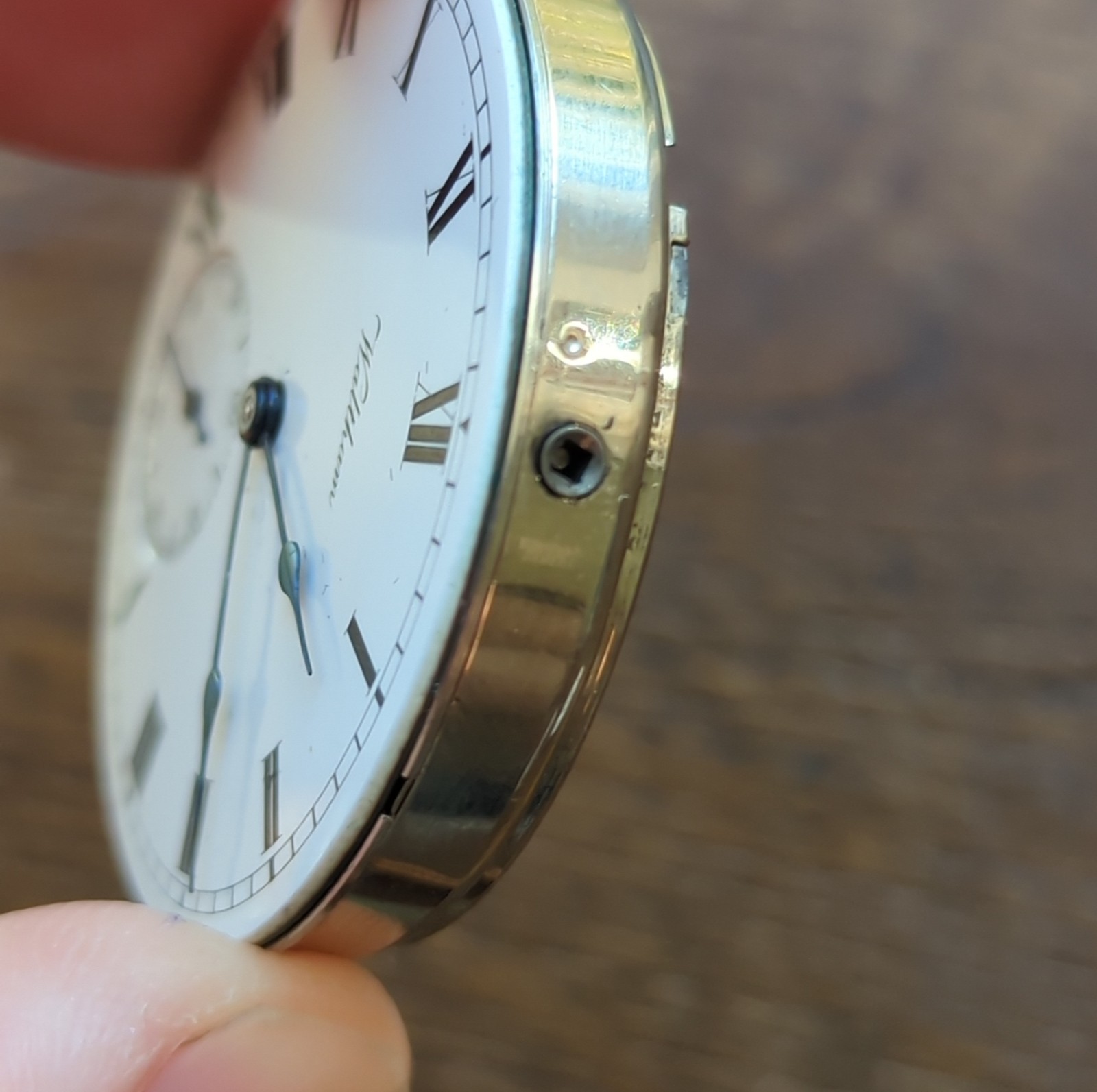 Waltham Vanguard 23J 5 Pos. 1899 Pocket Watch Movement, Ticking (G73)