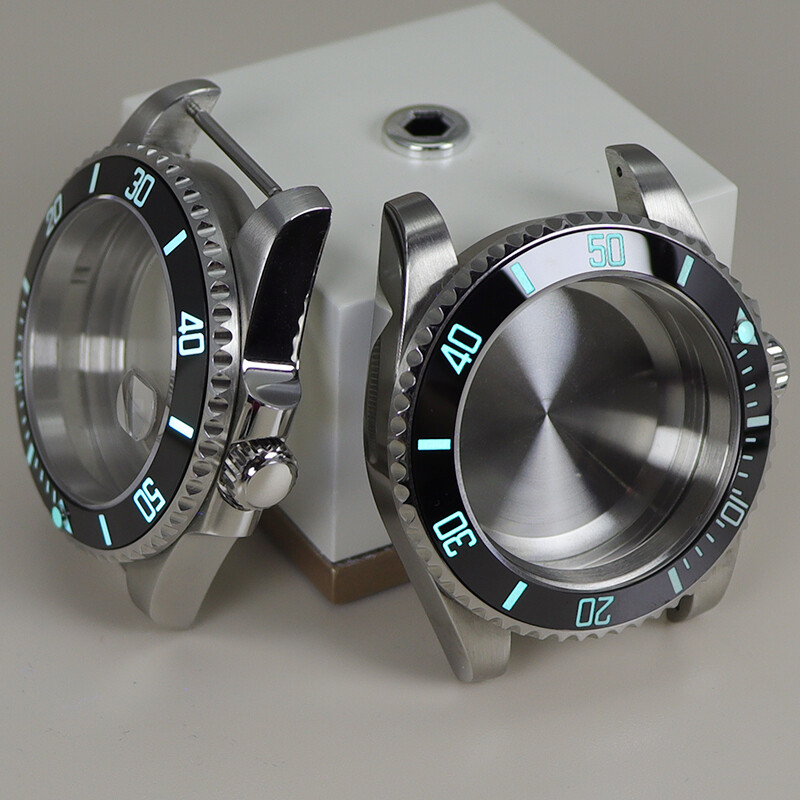 40mm Diver Watch Case 3C Luminous Ceramic Bezel Seiko Nh35/36 8215 2824 Movement
