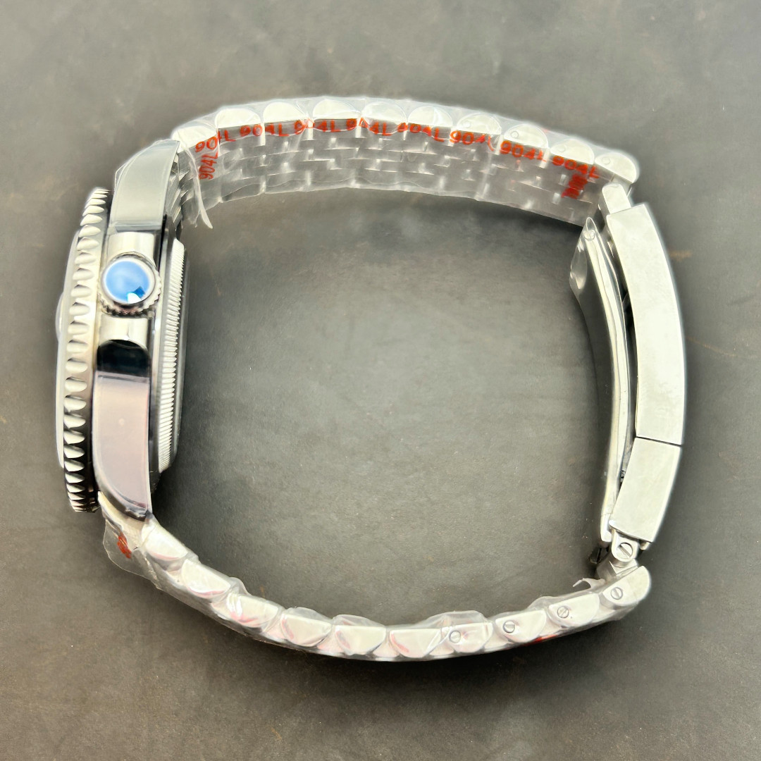 40mm Sapphire glass White ceramic bezel Watch Case fit japan NH35 NH36 MOVEMENT