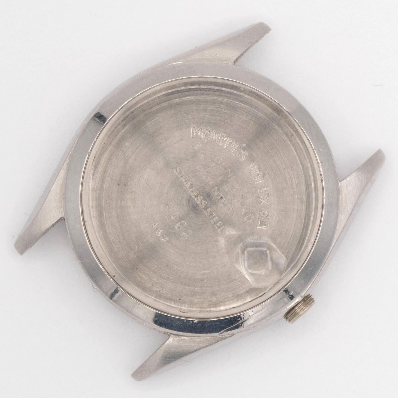 Vintage Rolex Oysterdate Precision Ref. 6466 Stainless Steel Wristwatch Case