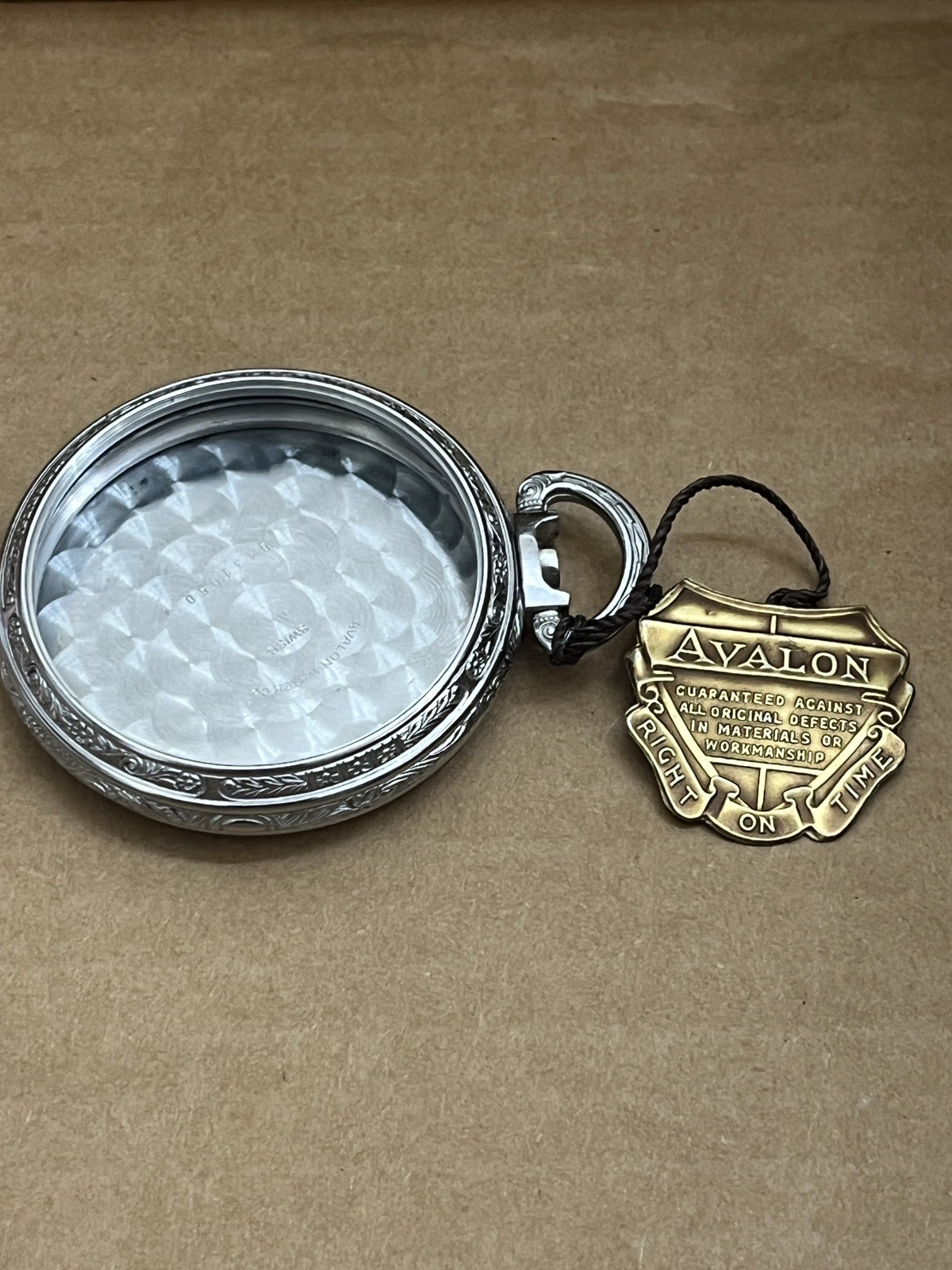 Avalon Base Metal Pocket Watch Case Approx 16s Open Face Extra Nice BIN$ 29.99