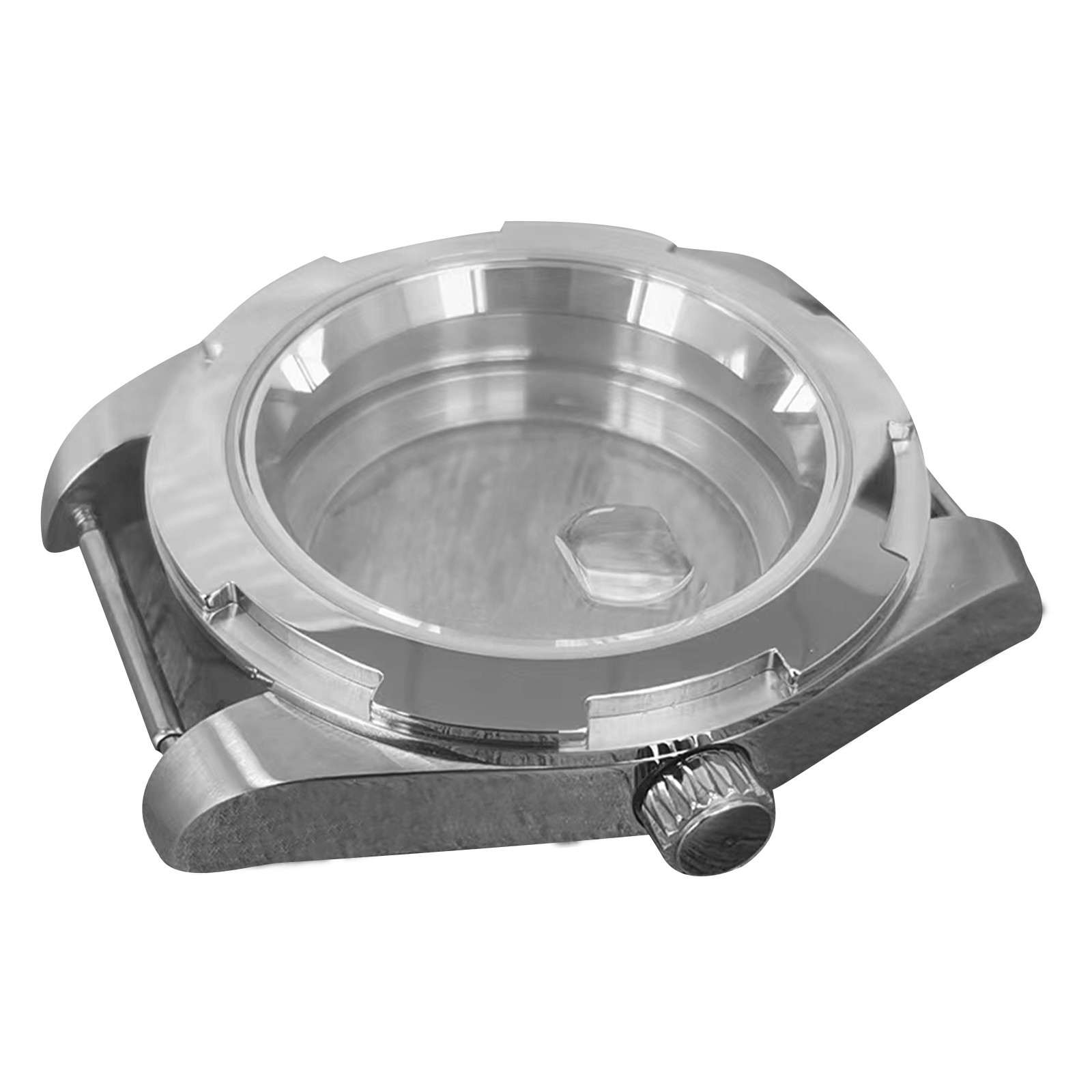 41mm Stainless Steel Watch Case Sapphire Glass For NH35/NH36/4R/7S Movement ccc