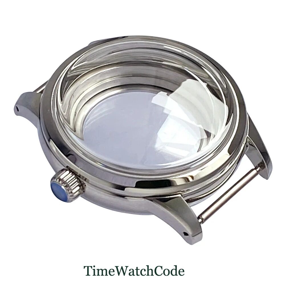 316L Watch Case for NH35 NH38 ETA2824 PT5000 10ATM Domed Sapphire Crystal 40mm