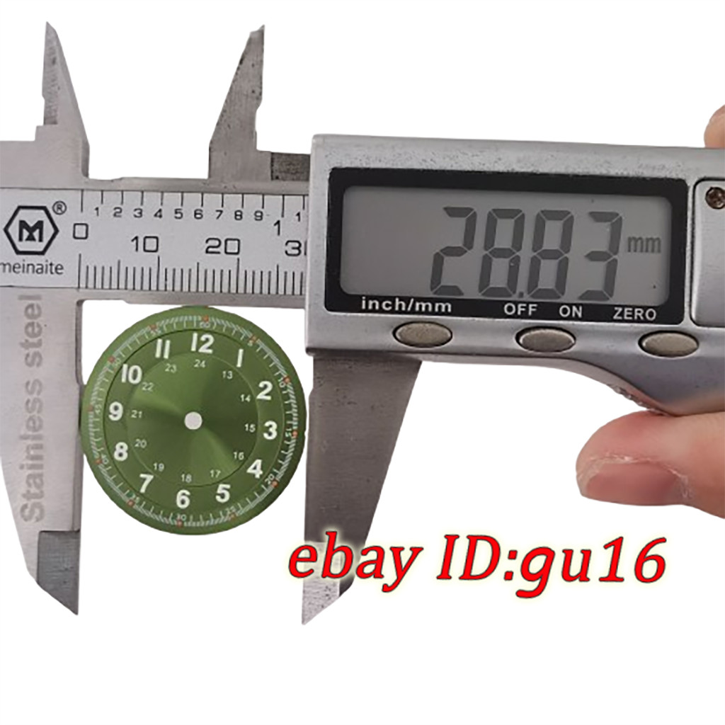 29mm Watch dial Dial luminous fit NH35 NH36 Miyota 8215 Movement
