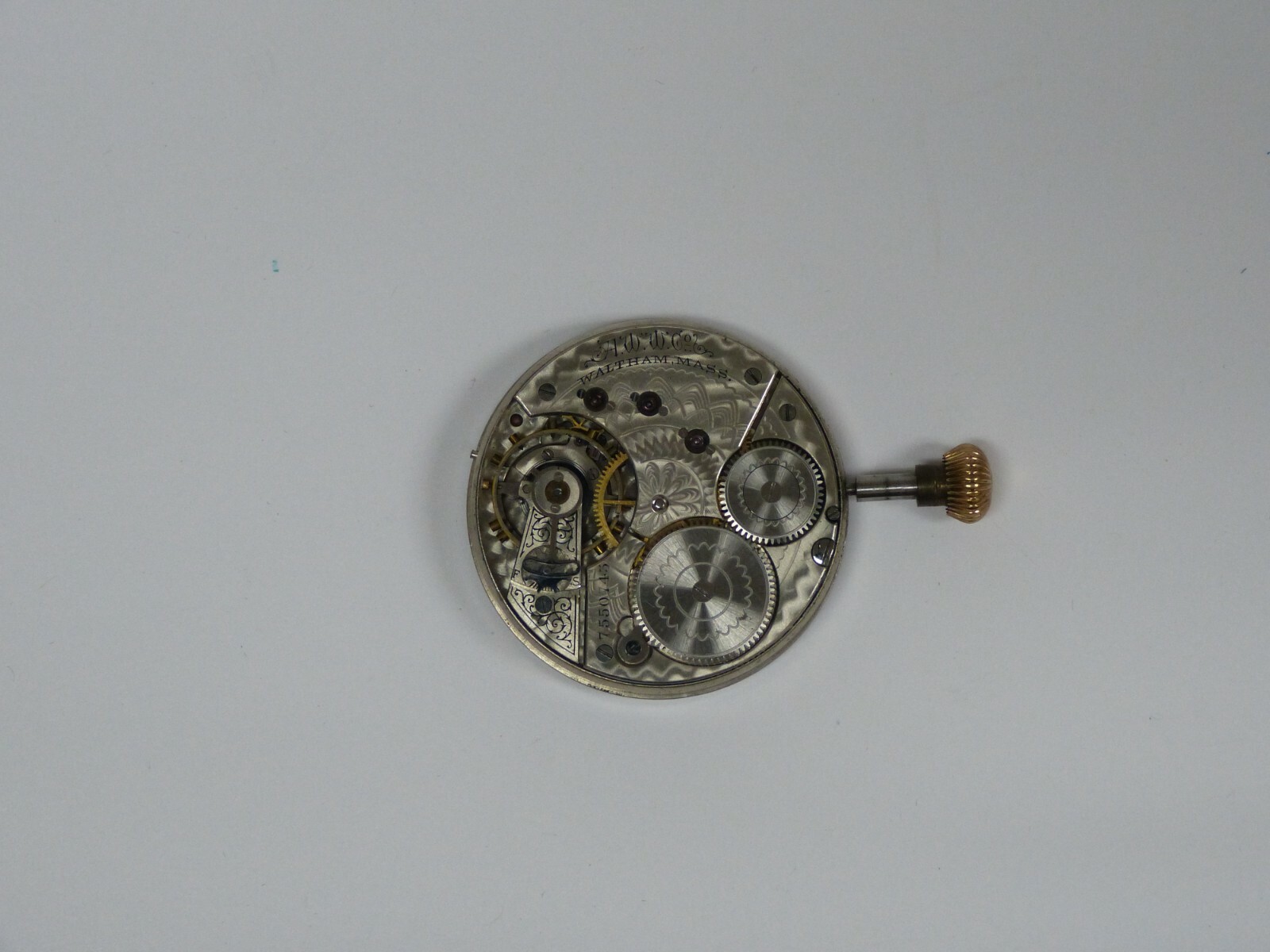 1896 AMERICAN WALTHAM WATCH CO MOVEMENT