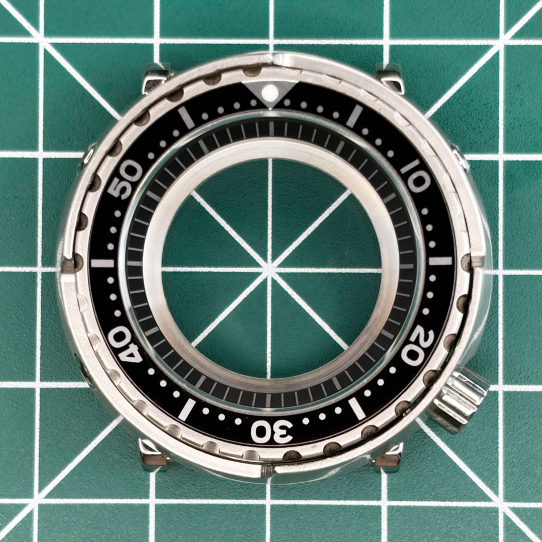 47mm Sapphire Glass 316L Solid Heavy Watch Case For NH35/36